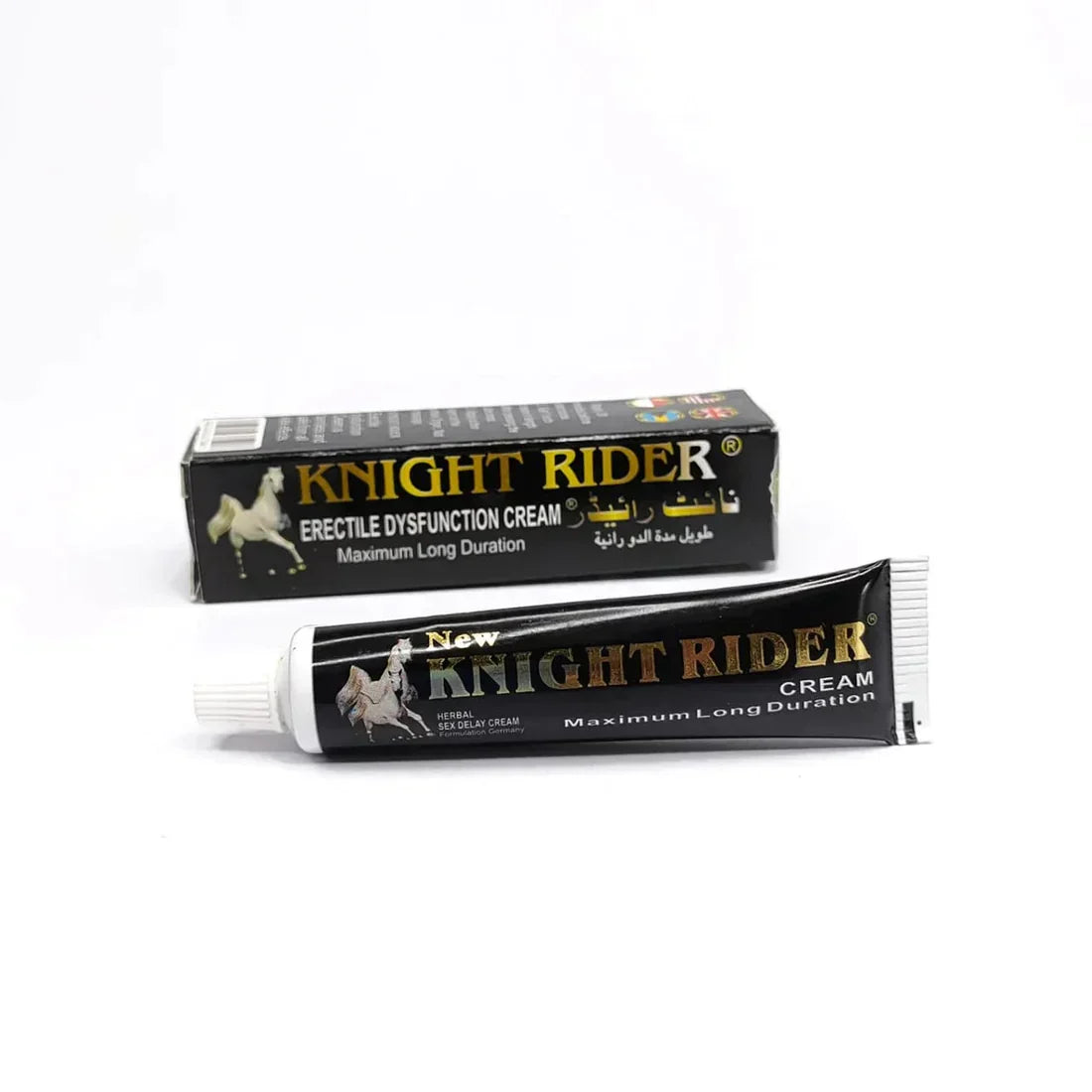 🛡️ Knight Rider Herbal Longtime Delay Cream 🌿💪 – Stay Strong & Last Longer! 🔞✨