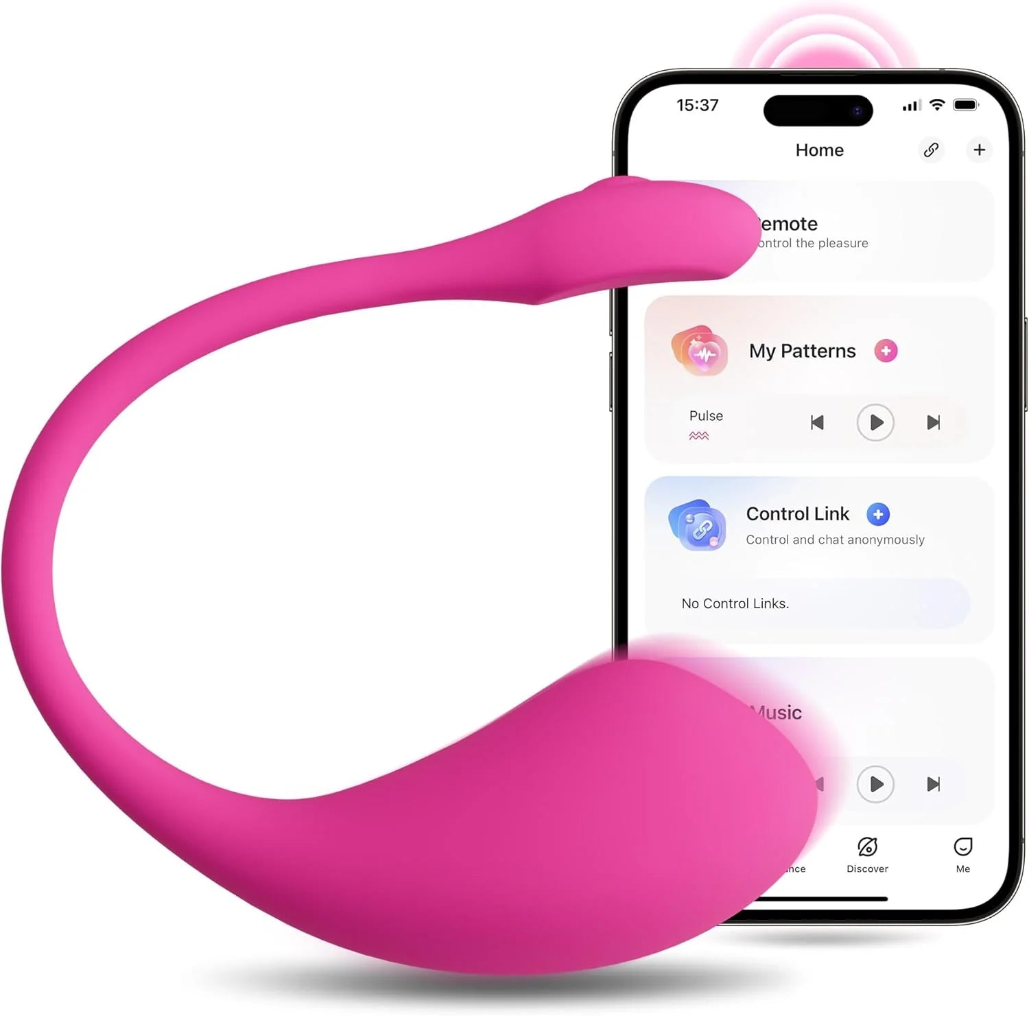 LOVENSE Lush 2 Remote Vibrator with App, Long Distance Remote Controlled G-spot Stimulator Egg Vibrators Bluetooth Adult Sex Toys & Games Powerful.