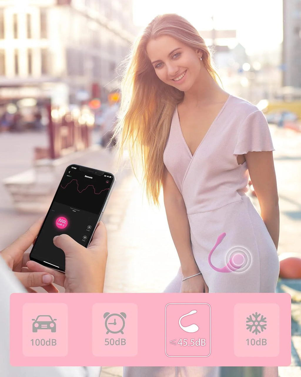 LOVENSE Lush 2 Remote Vibrator with App, Long Distance Remote Controlled G-spot Stimulator Egg Vibrators Bluetooth Adult Sex Toys & Games Powerful.