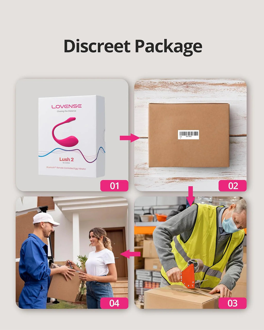 LOVENSE Lush 2 Remote Vibrator with App, Long Distance Remote Controlled G-spot Stimulator Egg Vibrators Bluetooth Adult Sex Toys & Games Powerful.