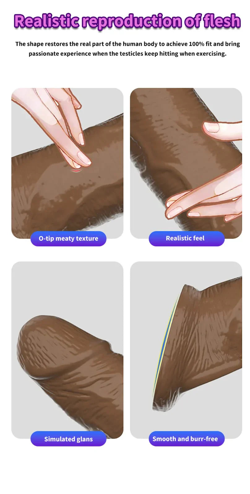 Threaded mace Condom Male Condom Adult Lock fine Ring Crystal Sleeve